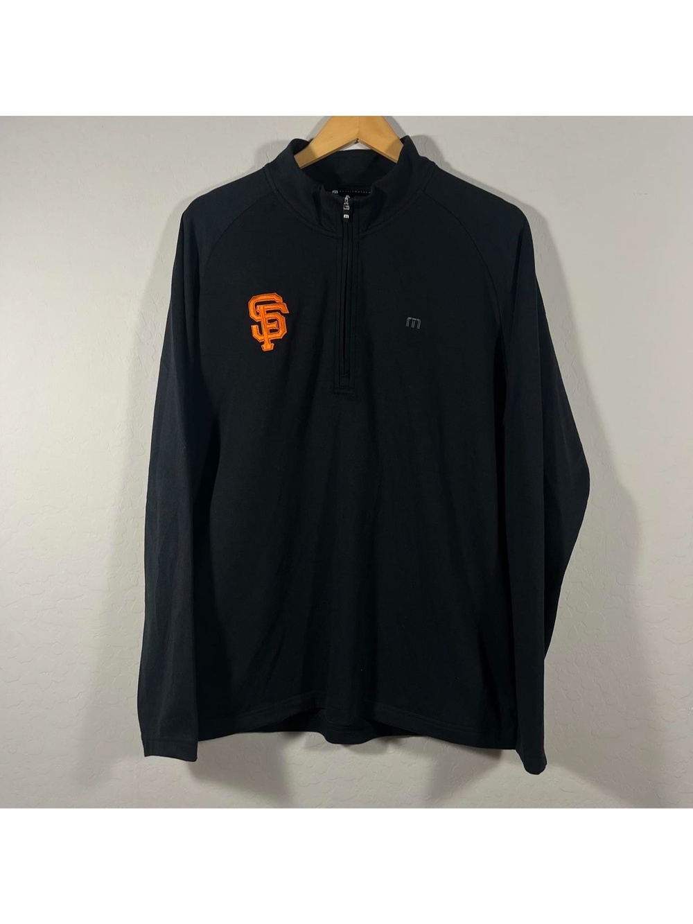 TravisMathew SF Giants Quarter Zip Pullover